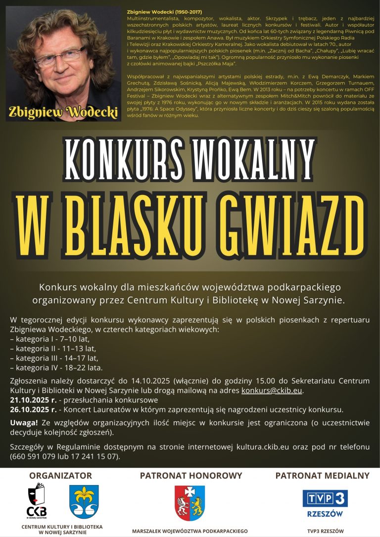KONKURS WOKALNY W BLASKU GWIAZD 2025